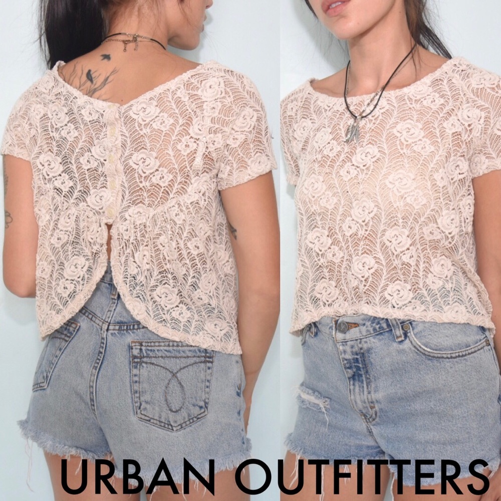 Kimchi Blue Lace Crop Top